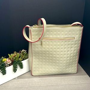 Cream Patent leather Cross body